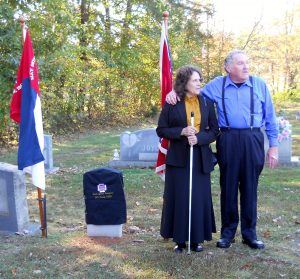 Hudson's at tombstone setting ceremony