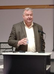 Eric Elliott, archivist of Moravian Archives